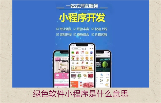 绿色软件小程序是什么意思(图2) 绿色软件小程序是什么意思2.jpg